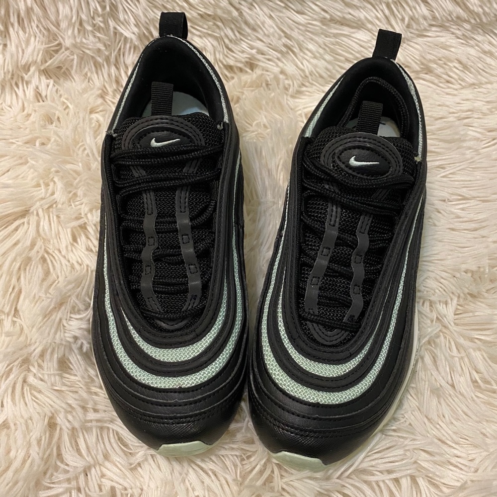 Nike Air Max 97 Authentic Black & Mint Green Shoes